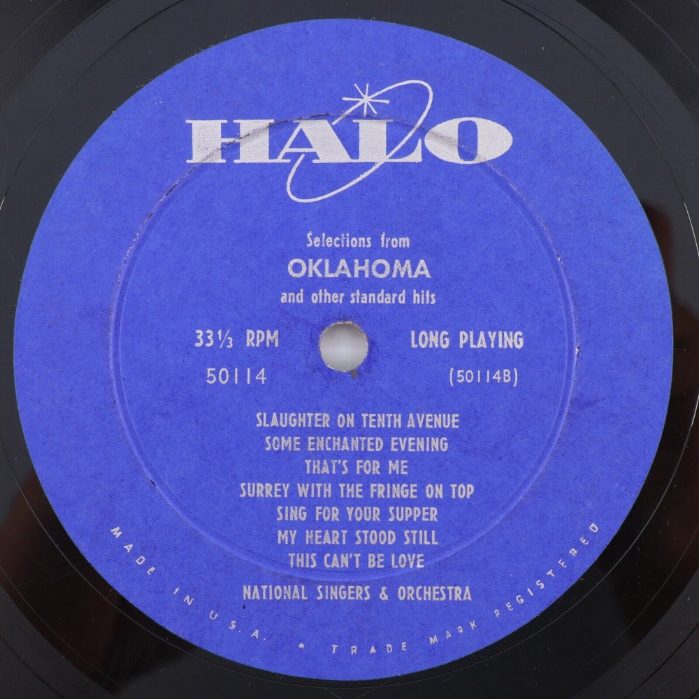 National Singers - Selections From Oklahoma - Halo Mono LP Vinyl Record 50114 - Picture 9 of 16